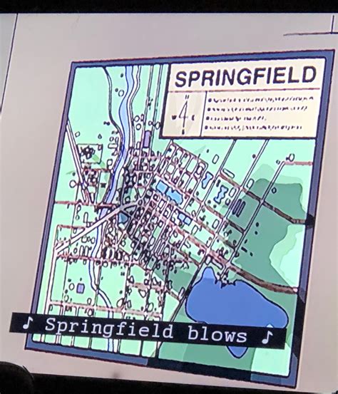 Springfield map | Springfield map, Springfield, Map