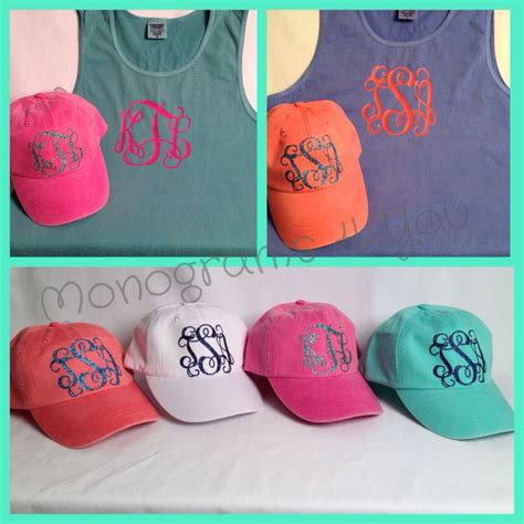 Comfort colors & Adam's hats I made for a great customer!! | Monogram ...