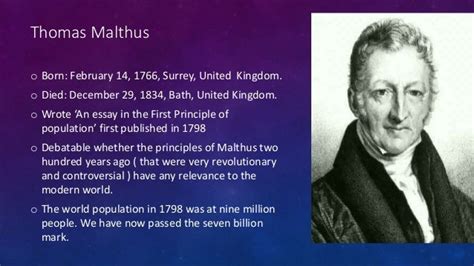 Malthus theory