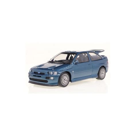 Miniature Ford Escort Rs Cosworth Vert Metallise Whitebox