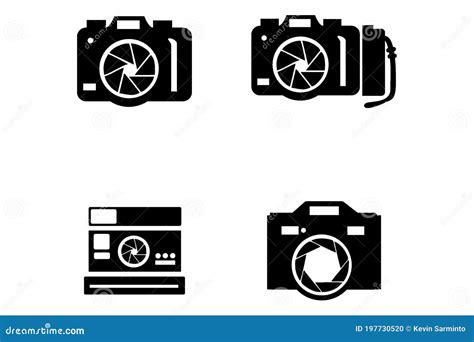 Camera Photography Vector Logo Stock Vector - Illustration of macro ...