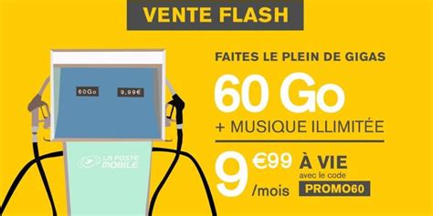 Code Promo La Poste Mobile Sim Gratuite Promo Mobile 60Go