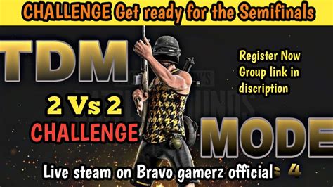 Great Semi Final Of Vs Tdm Tournament Register Now Join Bgmi Group