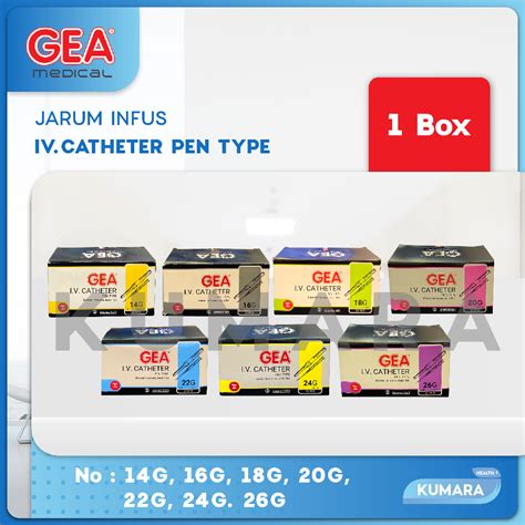 Jual Gea Iv Catheter Pen Type Jarum Infus Abbocath Iv Cannula