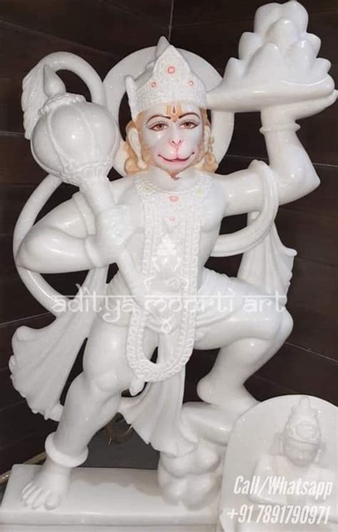 White Marble Lord Hanuman Statue For Temple At Rs 25000 In Jaipur ID