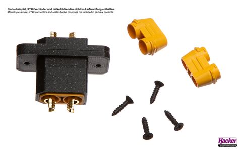 Einbaurahmen F R Xt Stecker Und Buchsen Rc Freak Gmbh