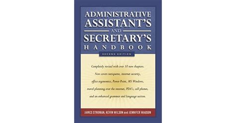 Administrative Assistant S And Secretary S Handbook By James Stroman — Reviews Discussion