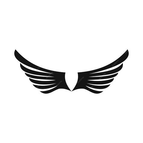 Premium Vector Wing Icon In Simple Style Isolated Vector Illustration