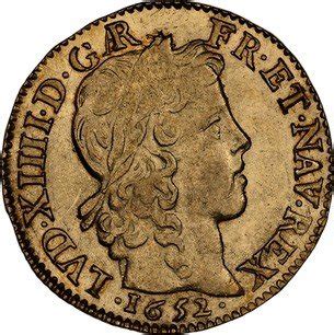 French Oz Gold Louis D Or Louis Xiv Km