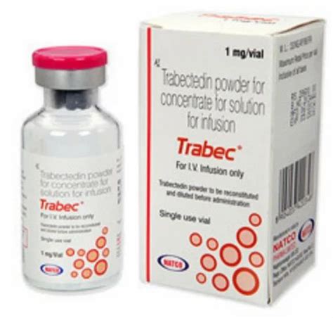 trabec trabectedin  mg injection  rs vial anticancer medicine