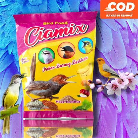 Jual Pakan Burung Ciamix Halus Grosir Cocok Buat Pleci Prenjak Ciblek