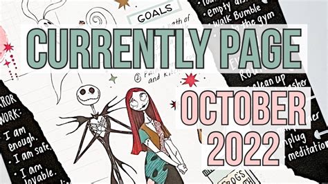 October 2022 Currently Page Plan With Me Big Happy Planner