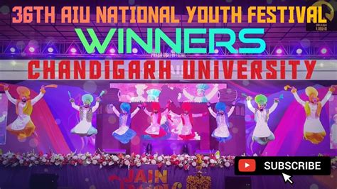 Th Aiu National Youth Festival Winners Chandigarh University