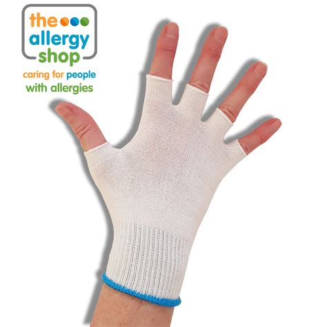 Bamboo Fingerless Gloves Hand Protection Helps For Mild Eczema And