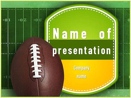 NFL Super Bowl Presentation Template for PowerPoint and Keynote | PPT Star