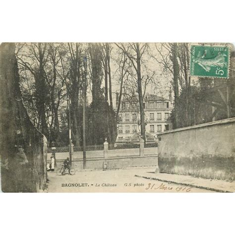 93 BAGNOLET Vue sur le Château de l Etang depuis la rue Girardot