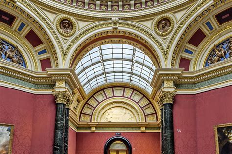 The National Gallery In London Admire Masterpieces Of Fine Art In The