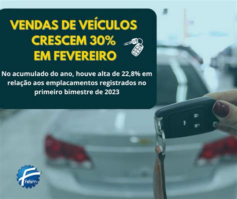 VENDAS DE VEÍCULOS CRESCEM 30 EM FEVEREIRO SMC Sindicato dos