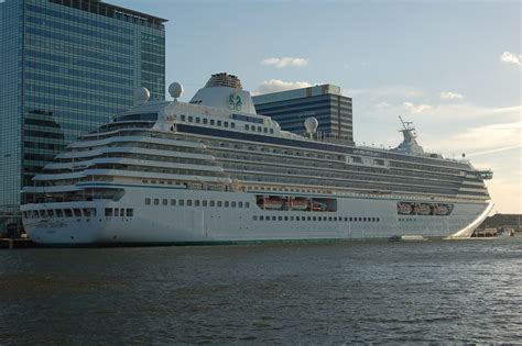 Crystal Serenity cruise ship - Cruise Port Amsterdam