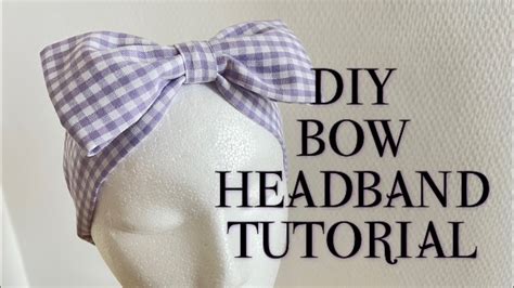 Diy Bow Headband How To Make Headband Diyheadband Bowheadband