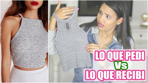 Ropa China Lo Que PedÍ Vs Lo Que RecibÍ Haul ♥ Yarissa Youtube