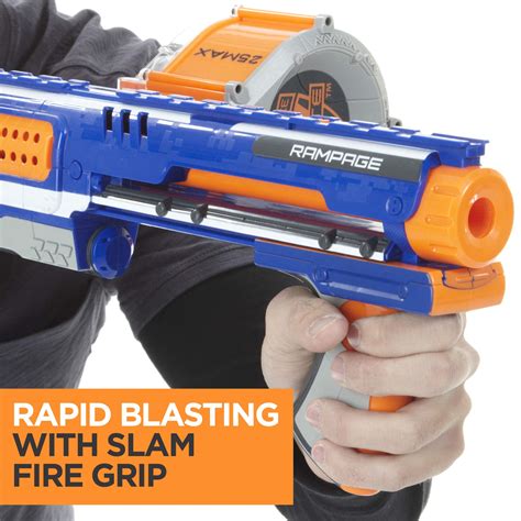 Nerf Rampage N Strike Elite Toy Blaster With Dart Drum Slam Fire