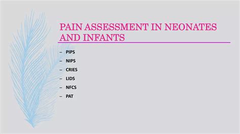 Pediatric Pain Assessment And Management Pptx