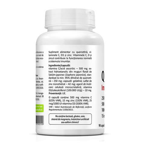 Quercetin Immune Complex 90 Capsule Zenyth Farmacia Tei Online