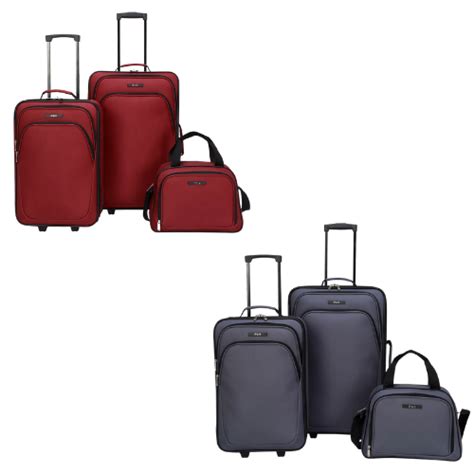 Save Almost 60 On IPack Kenton 3 Piece Softside Wheeled Luggage Set