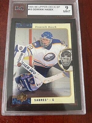 95 96 UPPER DECK SP DOMINIK HASEK 13 GRADED KSA 9 MINT BUFFALO