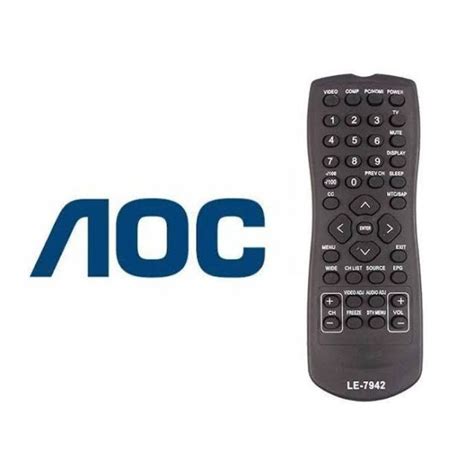 7942 Controle De TV E Monitor Aoc Lcd Led L32w831 D42h831 86 D47h831