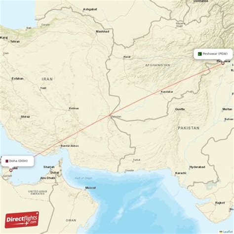 Direct Flights From Doha To Peshawar Doh To Pew Non Stop