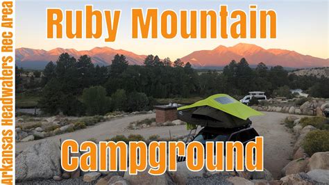 Ruby Mountain Campground Revisited Buena Vista Colorado YouTube