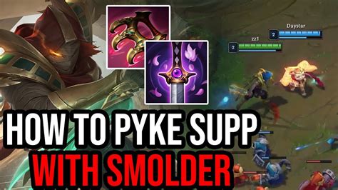 How To Play Pyke Support With New Champion Adc Smolder Youtube