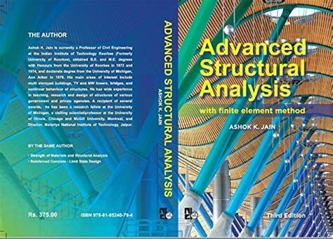 Advanced Structural Analysis By Ashok Kumar Jain Goodreads