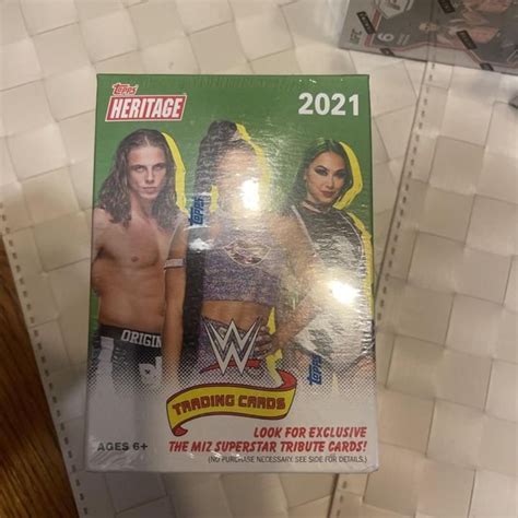 Verified Topps Wwe Heritage Wrestling Hobby Box By Topps Cards