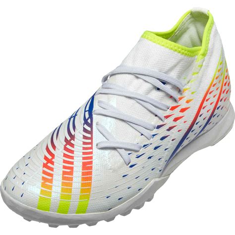 Adidas Predator Edge Tf Al Rihla Footwear White Solar Yellow Power Blue