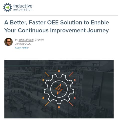 Granteks Sam Russem Shares A Better Faster OEE Solution To Enable