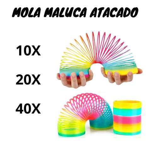 Kit Mola Maluca Colorida Atacado Pl Stico Envio Imediato Prendas Festas