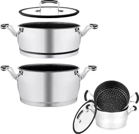 Royal Swiss Stoompan RVS Couscous Pan 12 Liter Couscous Maker