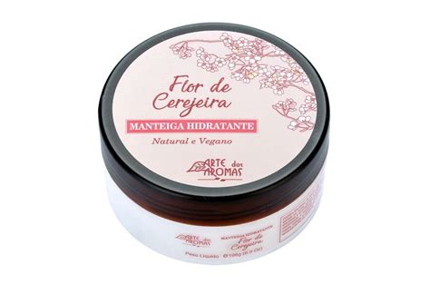 Manteiga Hidratante Natural Flor De Cerejeira Arte Dos Aromas 196g