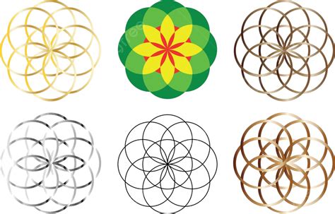 Flower Of Life Symbol Nature Graphic Vector Symbol Nature Graphic