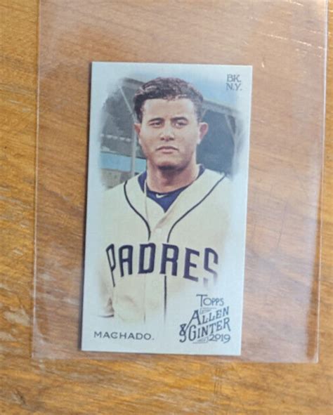 Topps Allen And Ginter Mini Manny Machado Padres Ebay