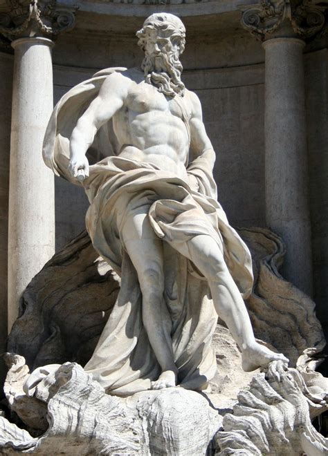 Bernini Gian Lorenzo Italian Naples Rome Oceanus At The