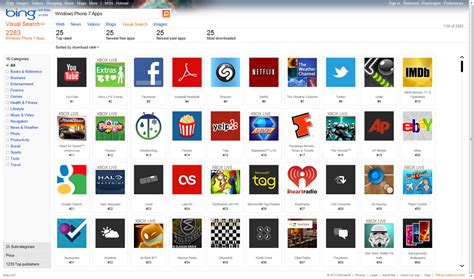 Find Windows Phone 7 Apps With Bing Windows Experience Blogwindows