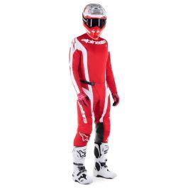 Tenue Compl Te Alpinestars Techstar Arch Rouge Blanc