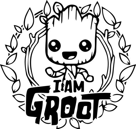 I Am Groot Svg Baby Groot Svg I Am Groot Svg Groot Svg B Inspire