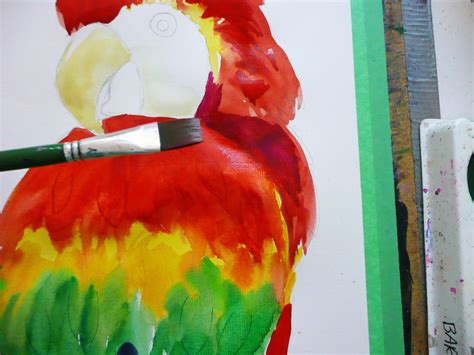 that artist woman: Parrots | Parrot painting, Acrylic painting ...