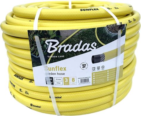 Bradas WMS3 450 Tubo Da Giardino 50 M 3 4 Sunflex Giallo 30 X