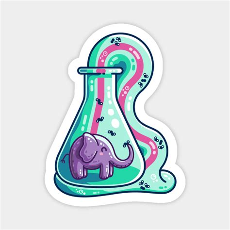 Elephant Toothpaste Chemistry Experiment - Chemistry - Magnet | TeePublic